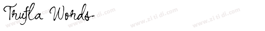 Trufla Words字体转换